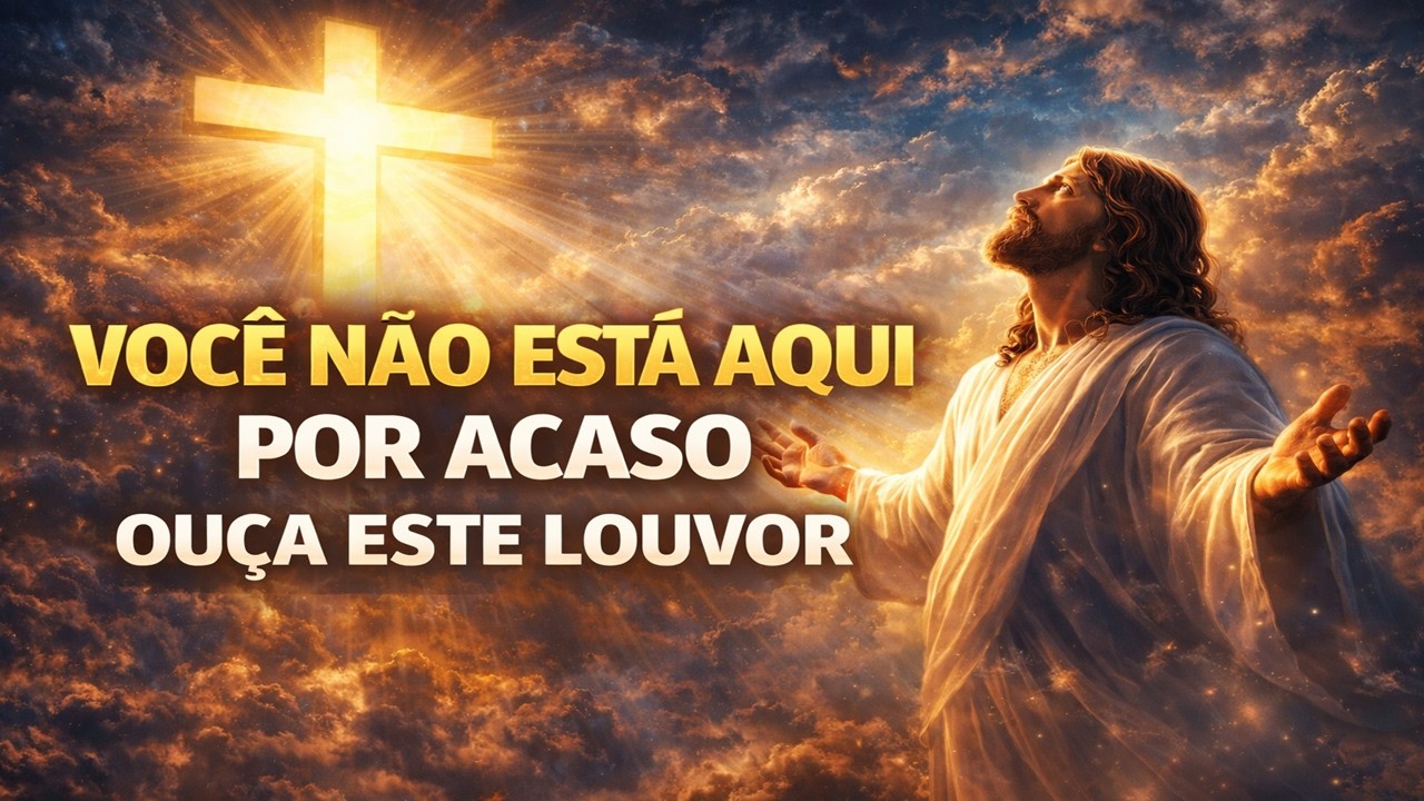 VOCÊ NÃO ESTÁ AQUI POR ACASO — OUÇA ESTE LOUVOR | VOCÊ E SUA FAMILIA SERÁ ABENÇOADO EU CREIO