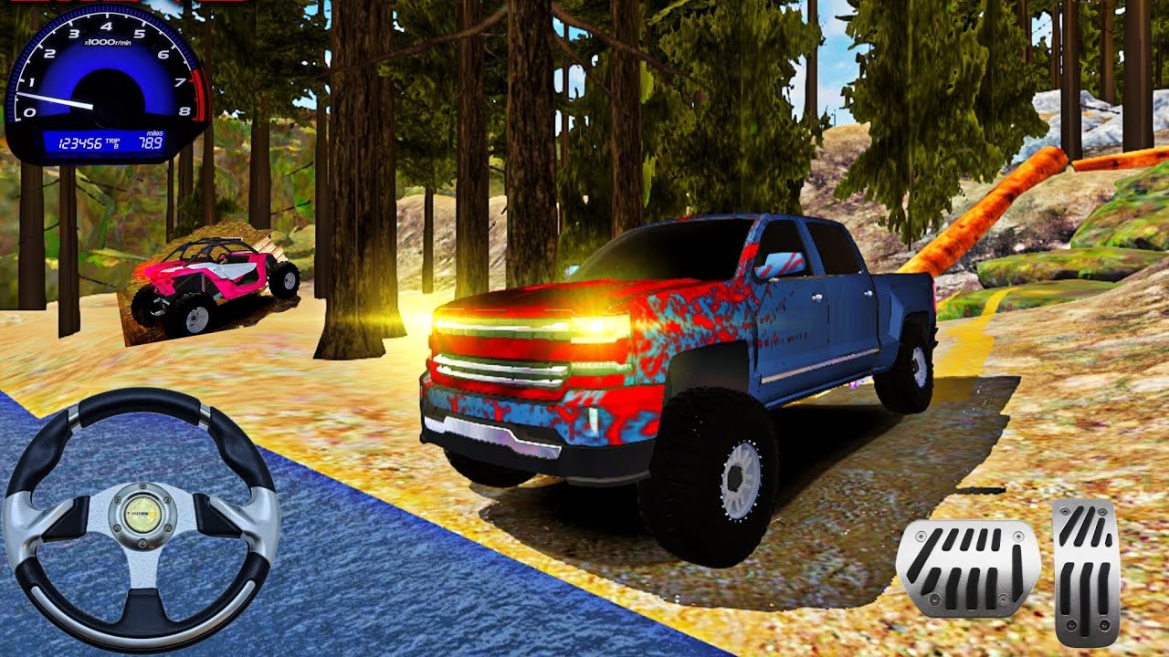 Juego de Carros - Simulator Impossible Driving - Pickup Off Road Silverado GT - Gameplay Android