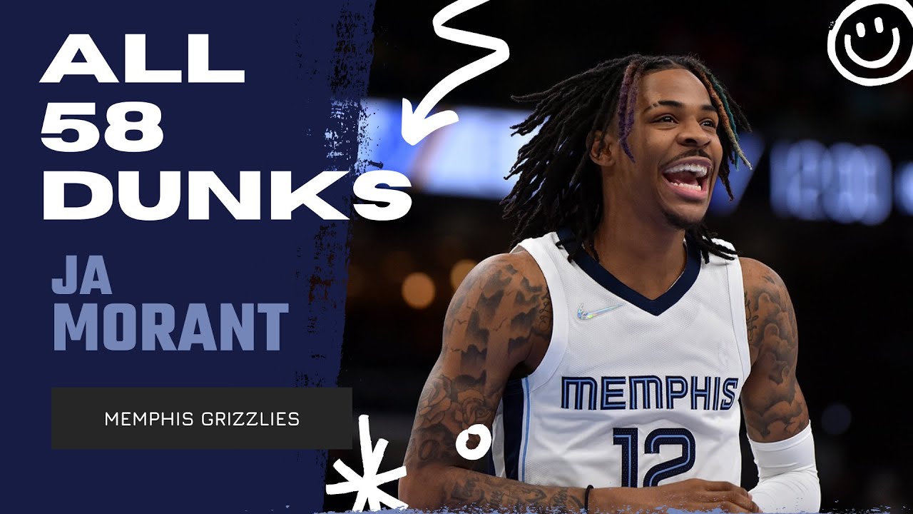 Ja Morant ALL 58 Dunks From 2021-22 NBA Regular Season | King of NBA