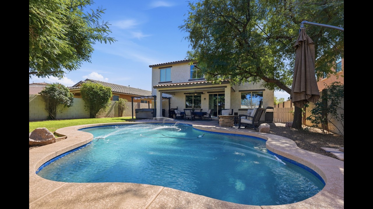 Solar-Powered Pool Home for Sale | Quartz Kitchen Remodel | 3-Car Tandem + RV Gate | Gilbert, AZ