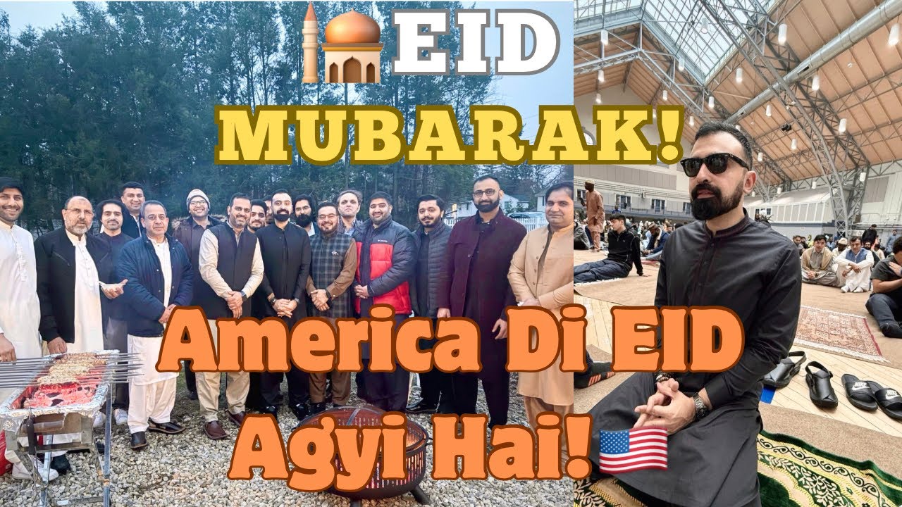How Pakistanis Celebrate Eid in America 🎉 | My Eid in America 🇺🇸 | EID MUBARAK!🌙🕌