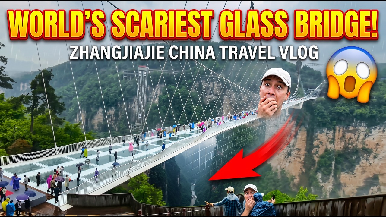 World&rsquo;s Scariest Glass Bridge! 😱 | Zhangjiajie China Travel Vlog