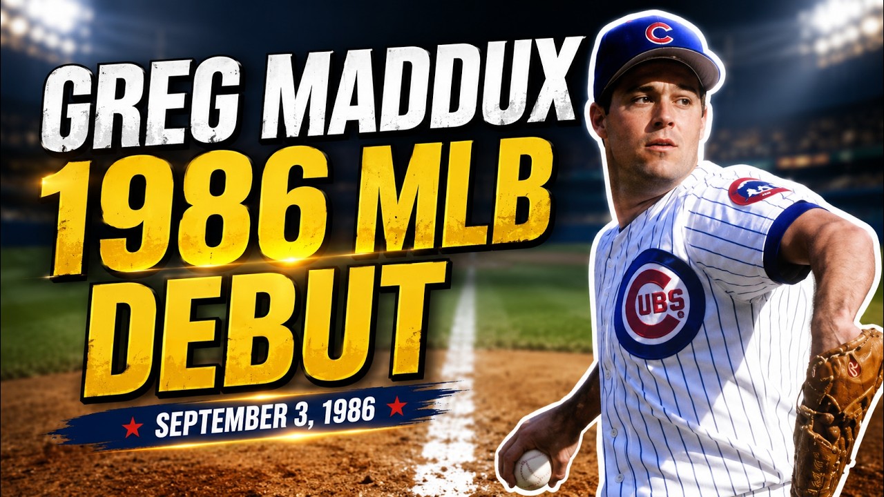 Greg Maddux MLB Debut (9-3-1986)