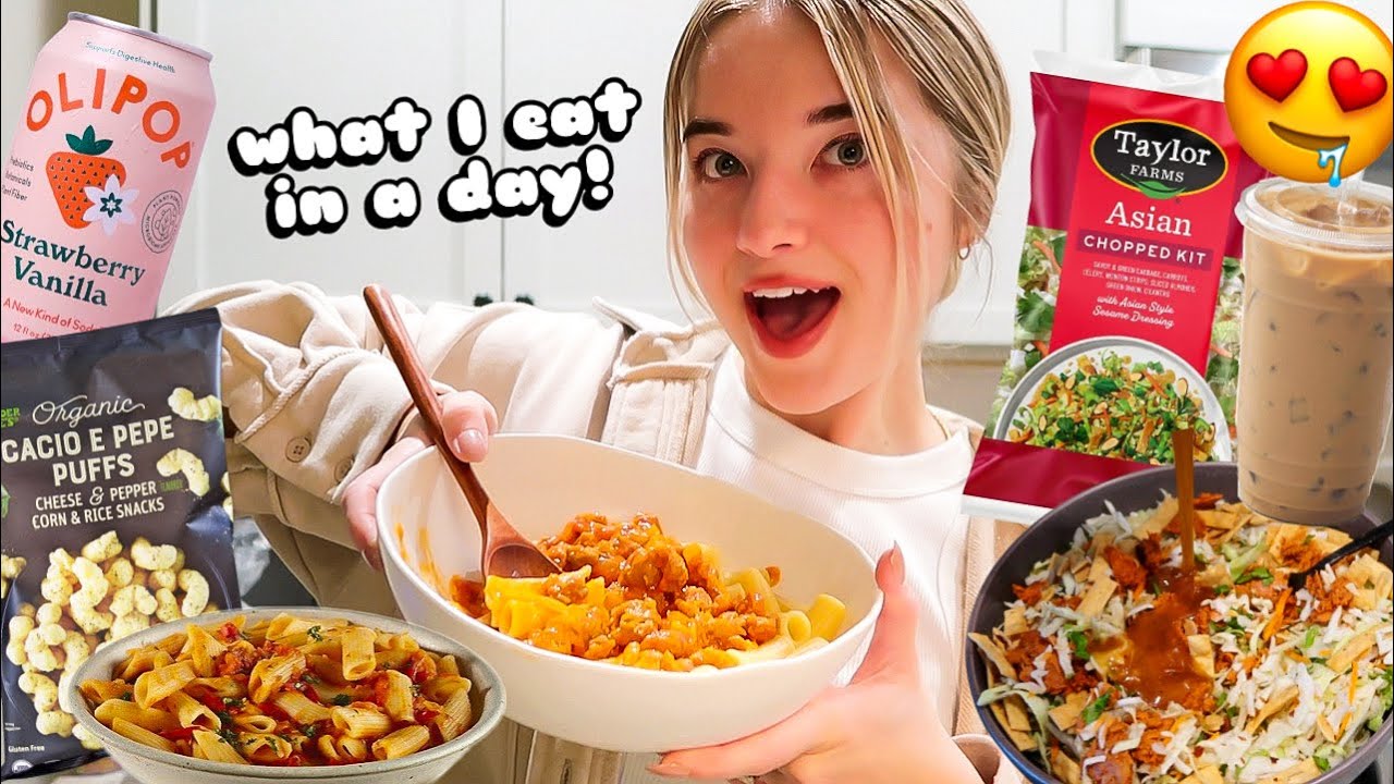 WHAT I EAT IN A DAY *when i'm not filming!*