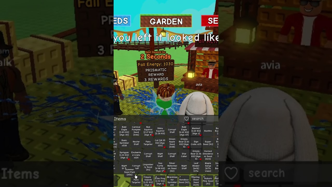 🍂 Grow A Garden | How To Claim Fall Energy Rewards 🎁 #roblox #minecraft #bloxburg #gaming