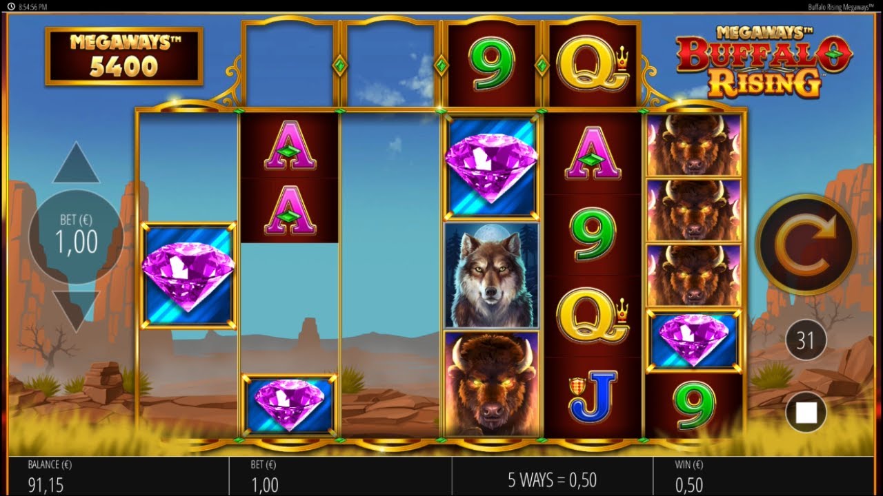 Buffalo Rising Megaways Bonus Feature (Blueprint Gaming)