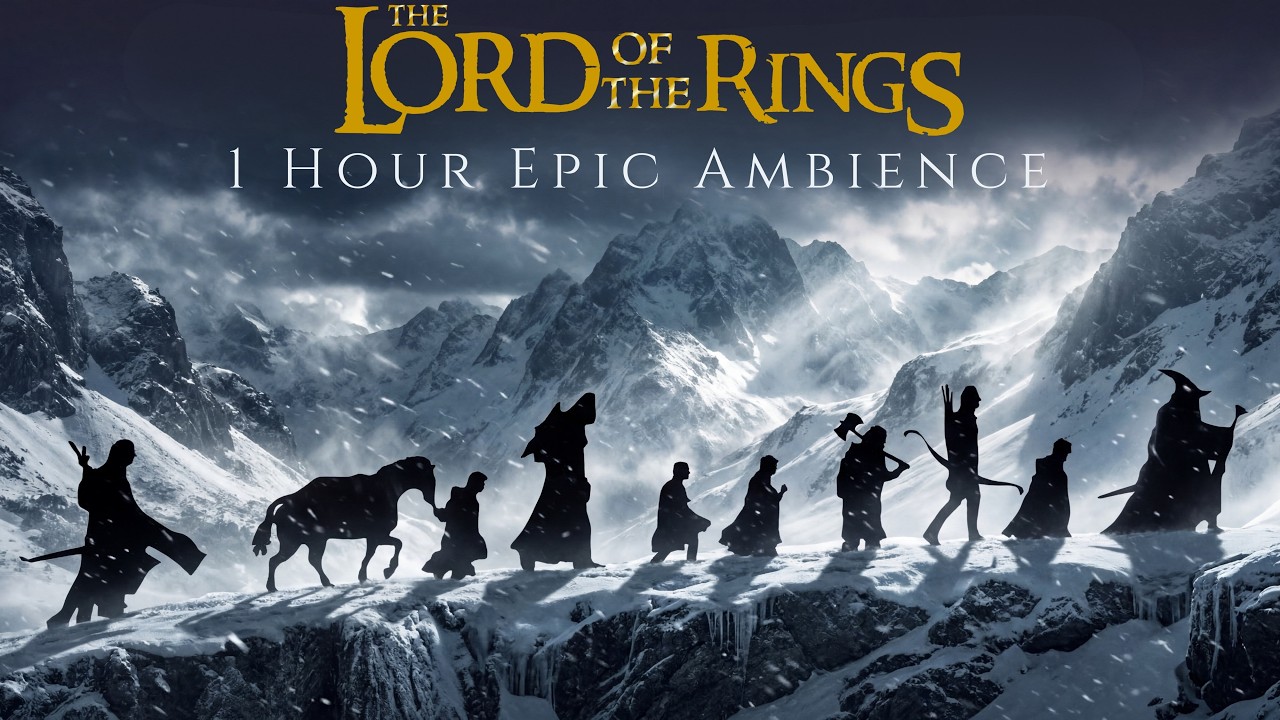 Lord Of The Rings Soundtrack | 1 hour Epic Ambience