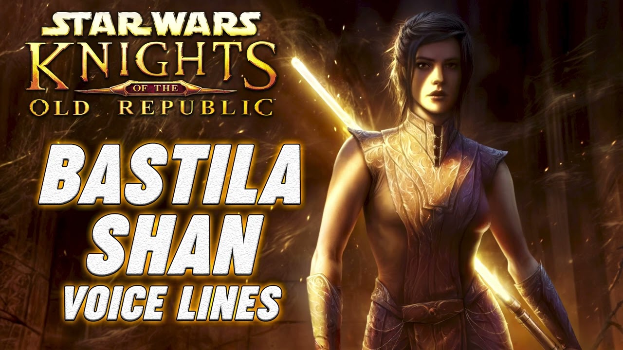 STAR WARS Knights of the Old Republic: Bastila Shan Voice Lines