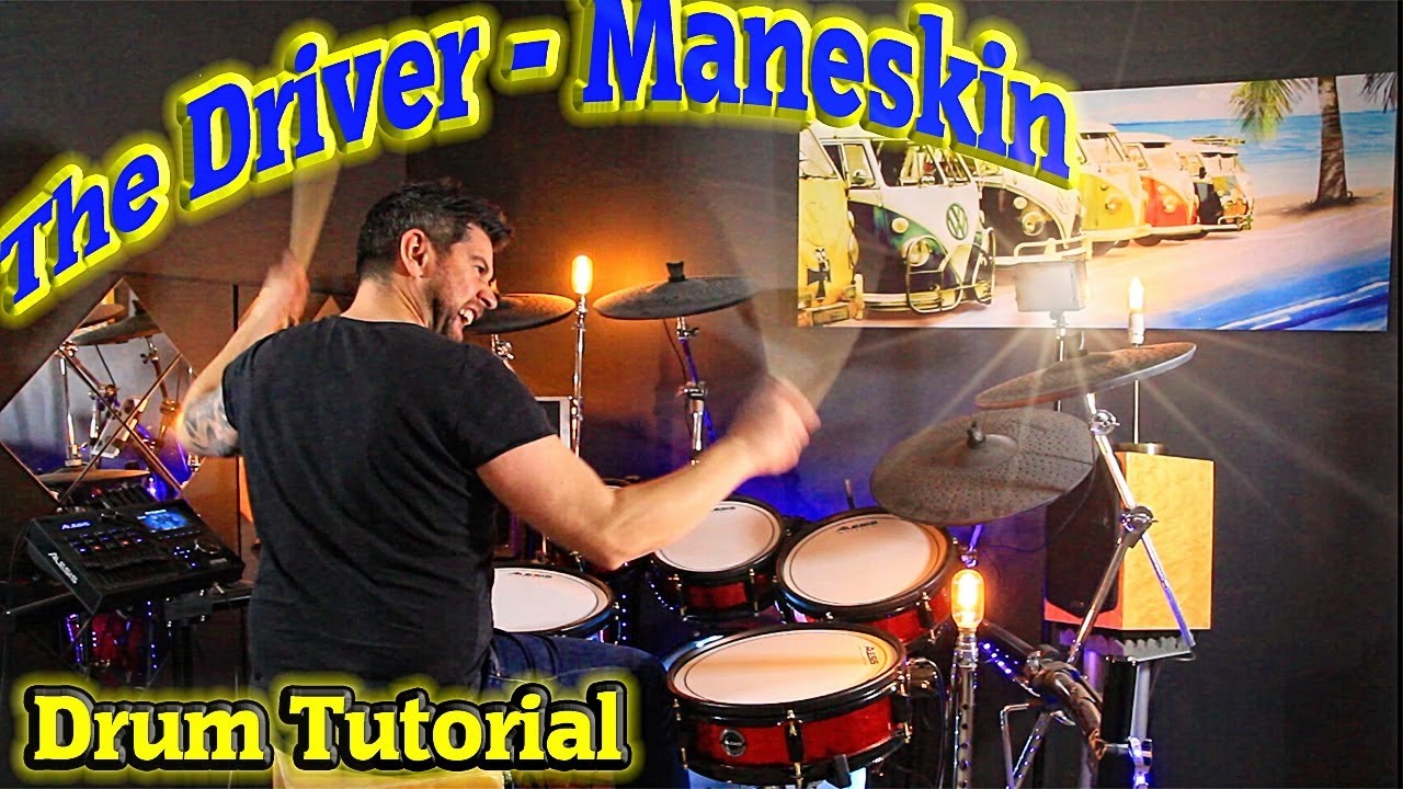 Maneskin The Driver Drum Tutorial Lesson