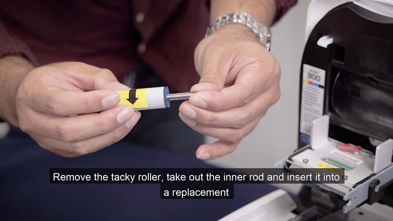 MAGICARD 300   ENGLISH   How To Change the Dye Film