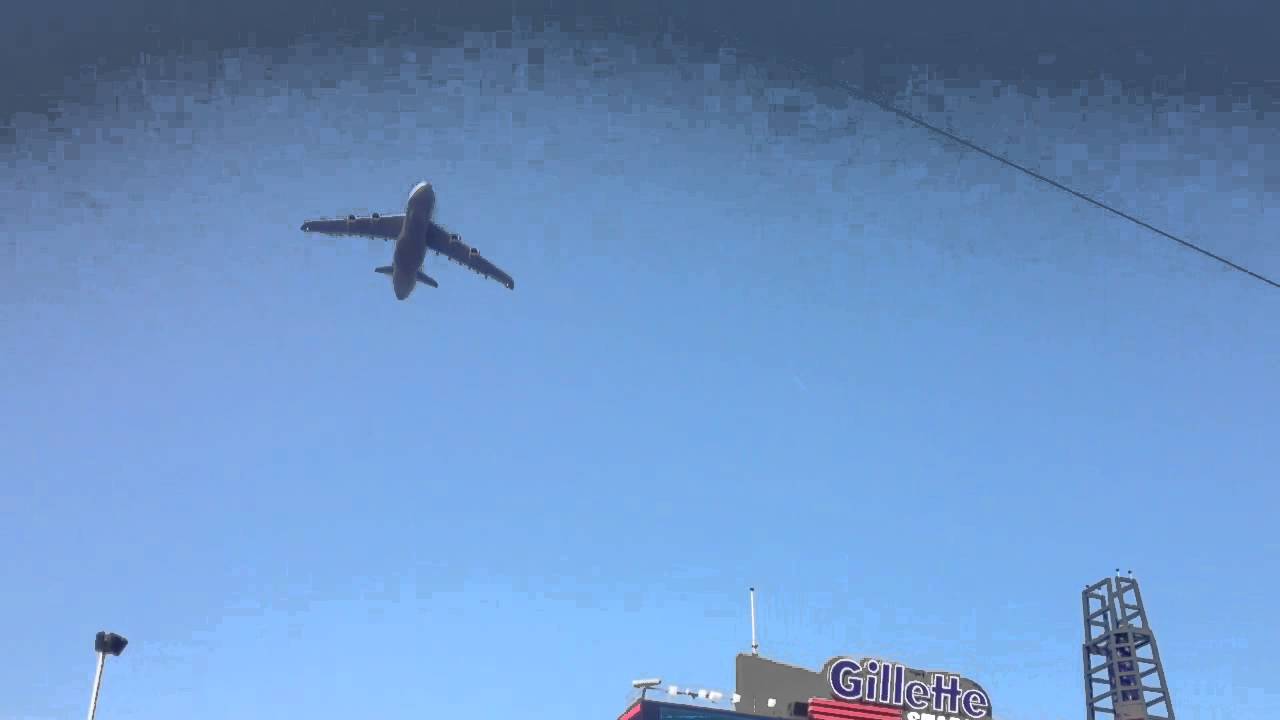 Gillette stadium fly over