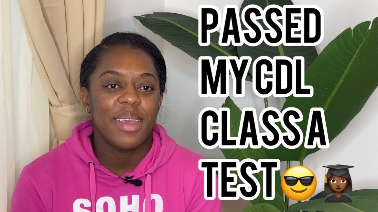 Just passed my Class A CDL Test! #cdl #rookiedriver #semitruck