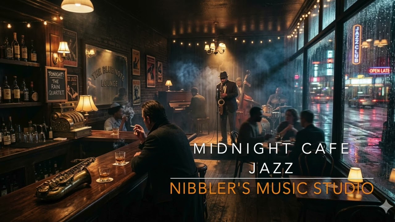 Midnight Cafe Jazz 2 hours  ☕ Smooth Vinyl Jazz for Study, Work & Relax
