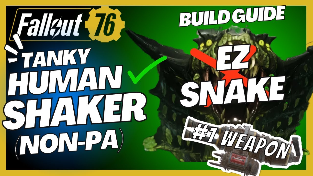 HUMAN V.A.T.S Pepper SHAKER Raid Build Guide (No Power Armor) | Fallout 76