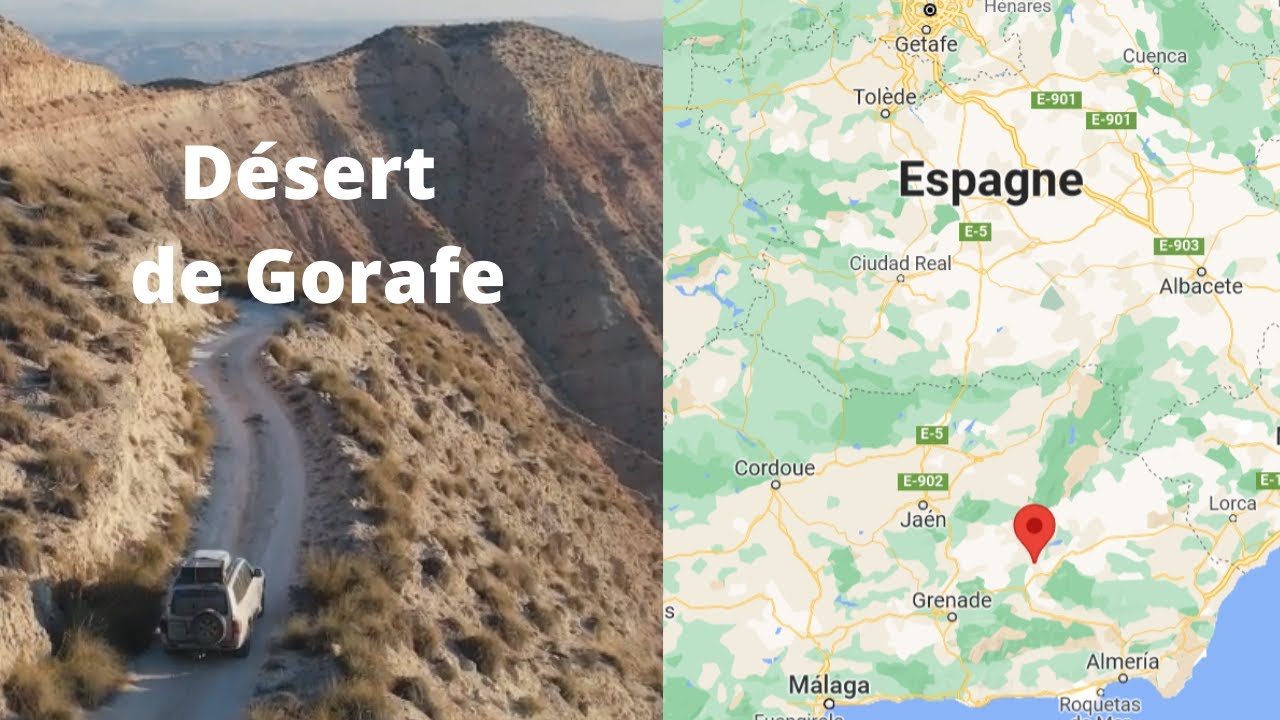 Visite du désert de Gorafe en Espagne, une rare beauté -  L' Andalousie en 4X4  aménagé épisode 11