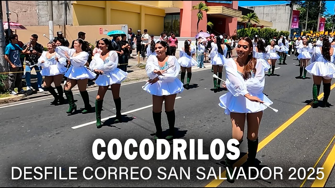 COCODIRLOS MARCHING BAND | Desfile de Correo San Salvador 2025