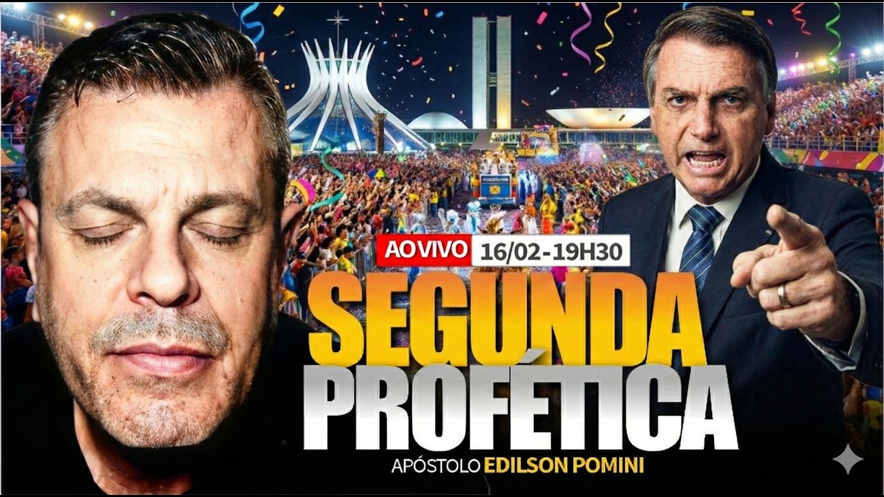 Edilson Pomini está ao vivo!SEGUNDA PROFÉTICA
