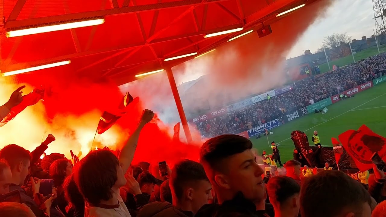 Bohemian FC 0-2 Shamrock Rovers - April 7th, 2023, fans pre match