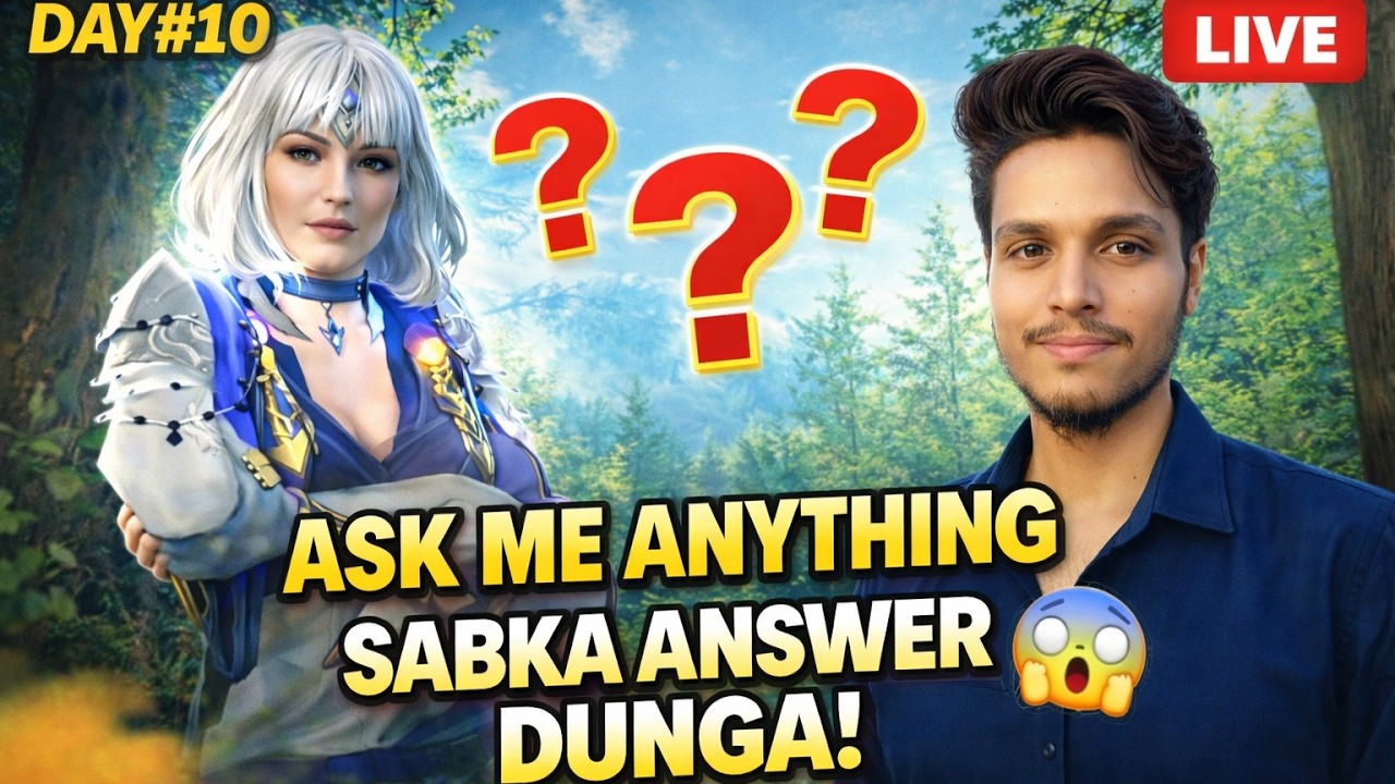 😱 Mujhse Kuch Bhi Pucho! Har Question Ka Answer Dunga | BGMI LIVE #bgmi #rjstylegaming #bgmilive