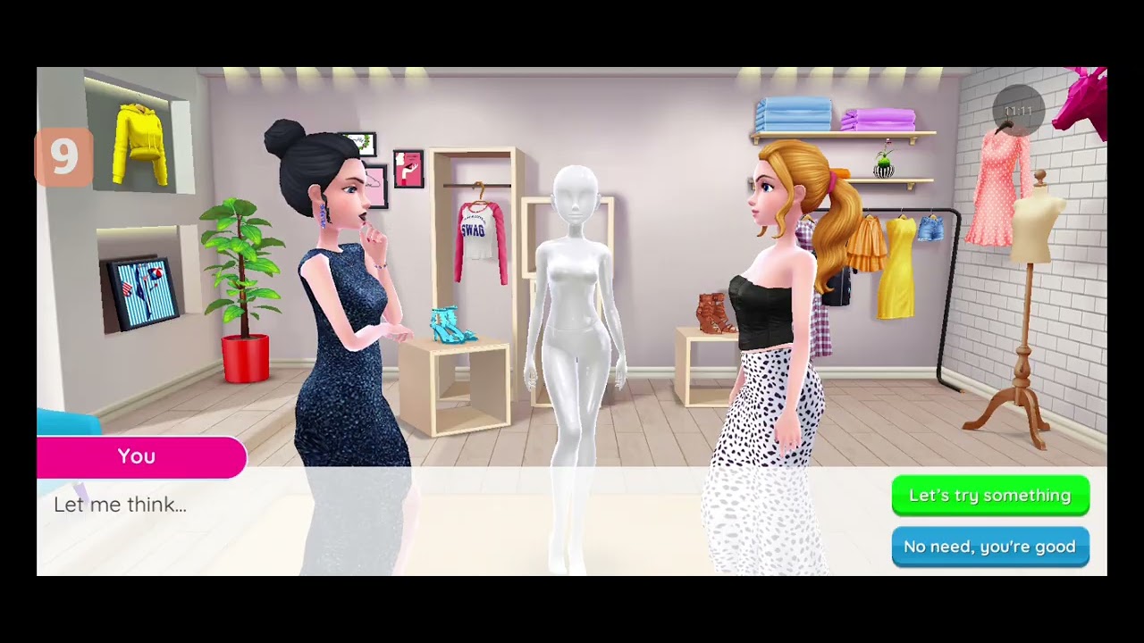 I opened all the new crates with diamond and got free dresses 👗  I win the challenge with sexy dress