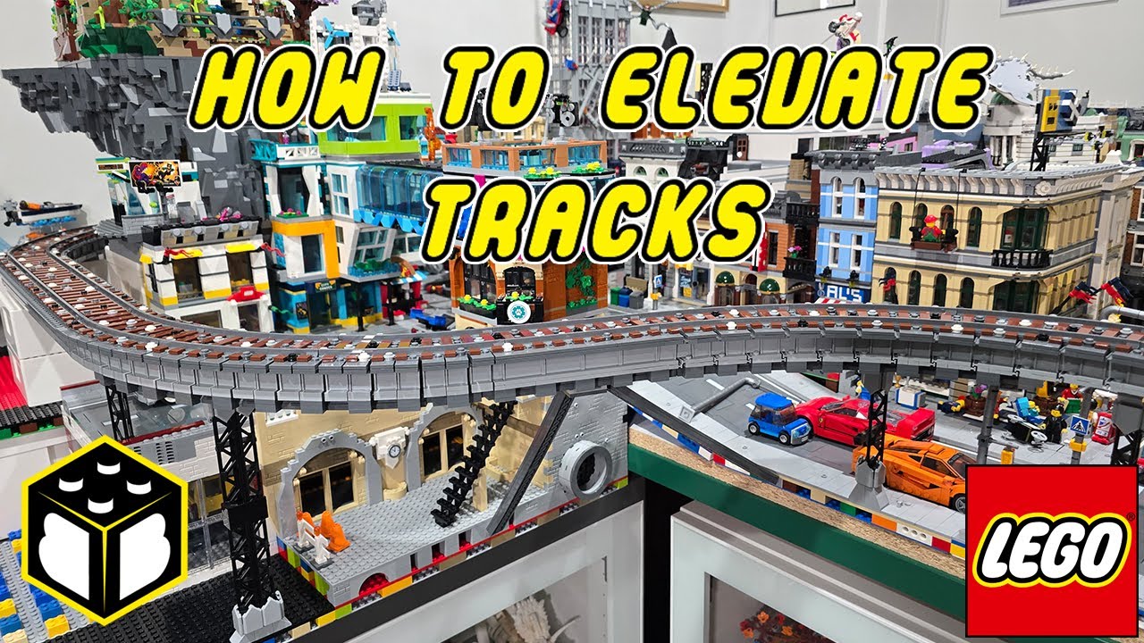How To Elevate Lego Train Tracks In City