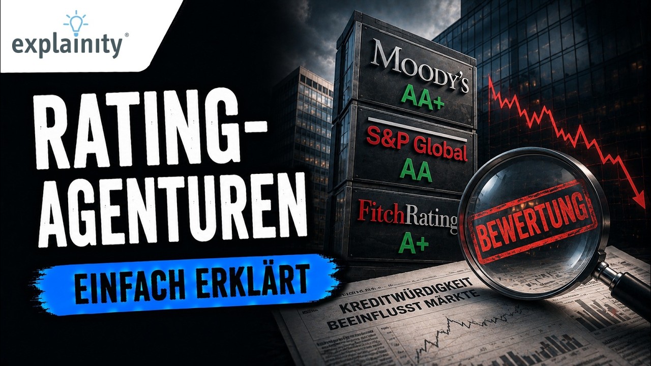 Rating-Agenturen einfach erklärt (explainity® Erklärvideo)