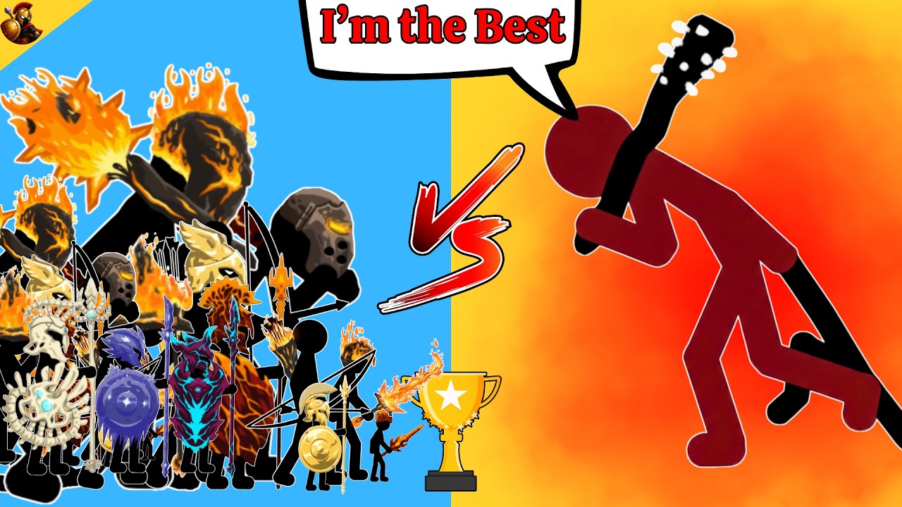 RED Pummeler Boss vs All Stick Figures RANKED from Weakest to STRONGEST