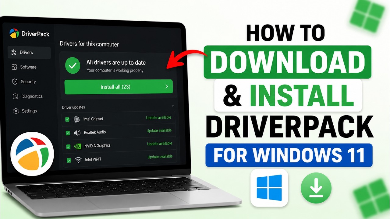 DriverPack для Windows 11: как скачать и установить