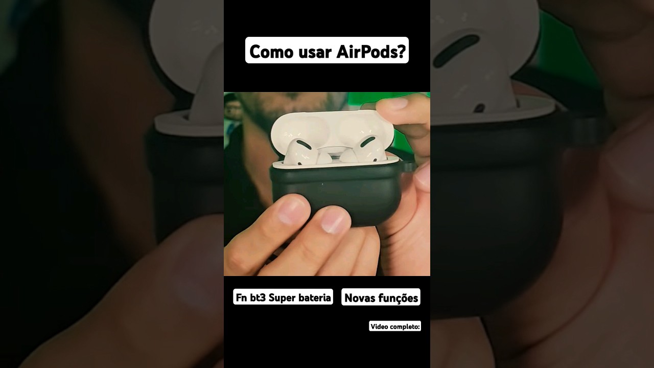 FNBT3 Airpods como novas fun&ccedil;&otilde;es! #audiodequalidade #reviewfones #tecnologia #bluetooth53