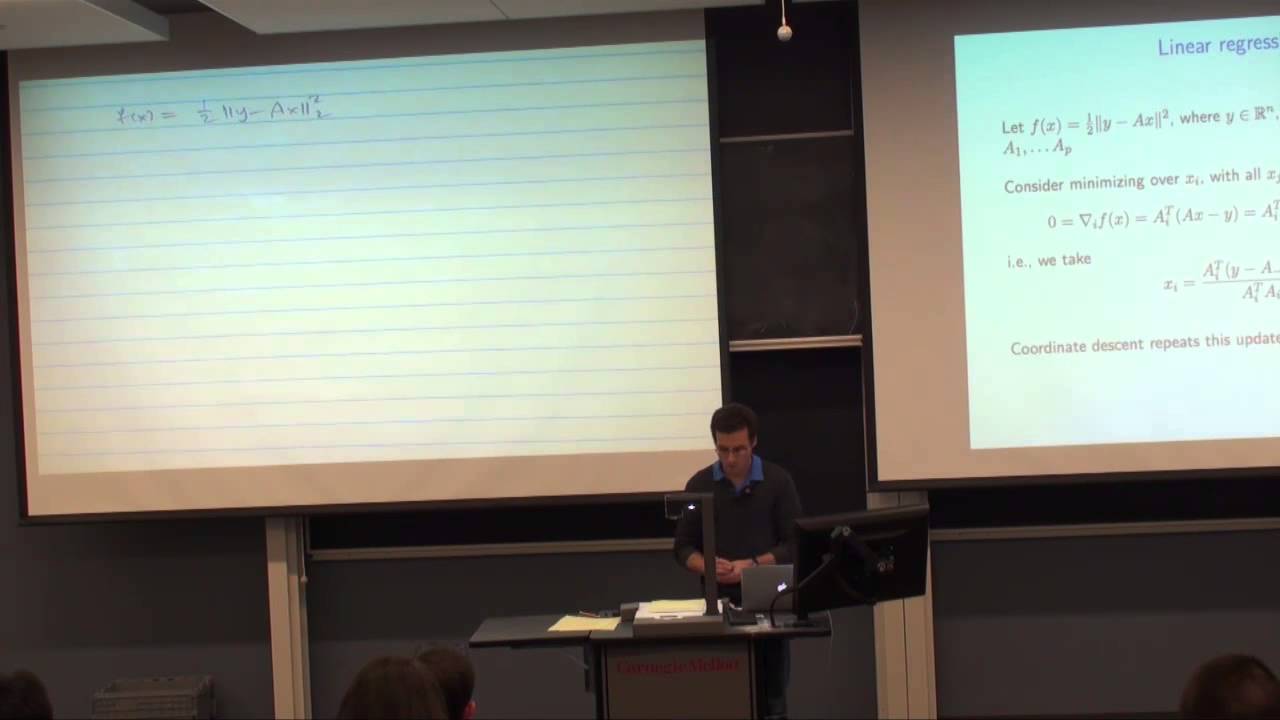 Lecture 25: Coordinate descent