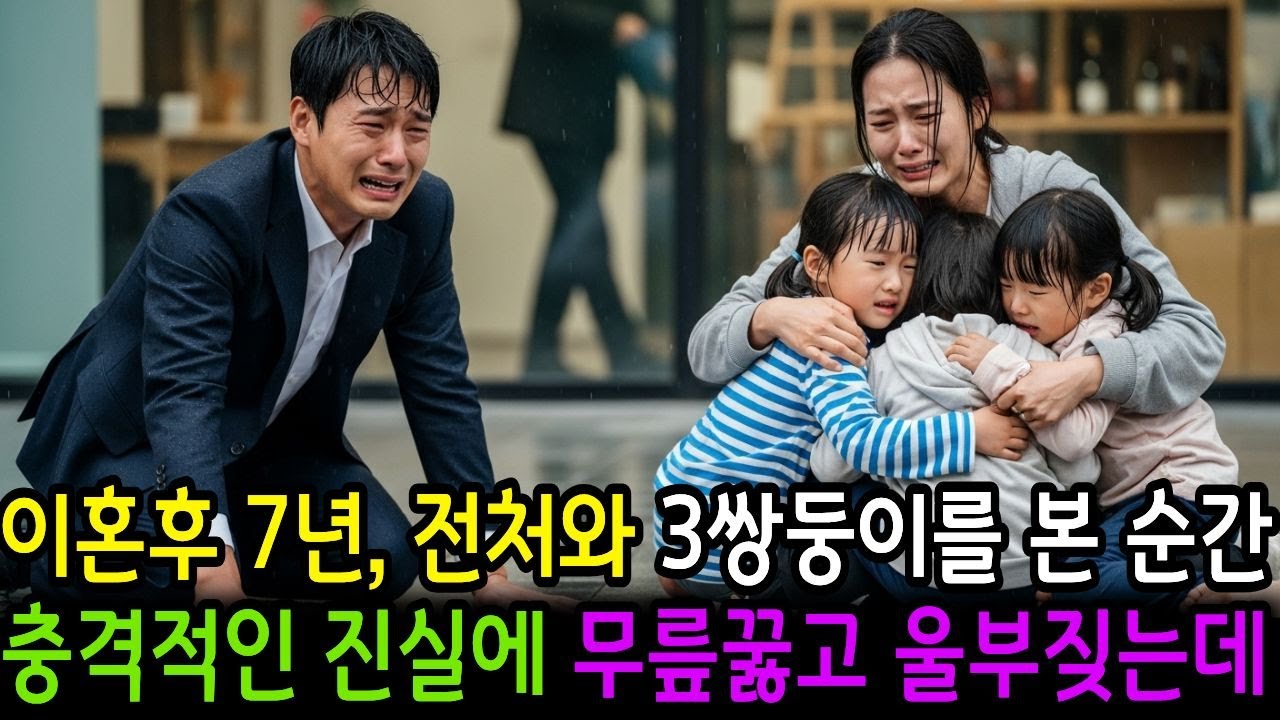 이혼 후 7년, 전처와 3쌍둥이를 본 순간 충격적인 진실에 무릎꿇고 울부짖는데/시니어사연/인생사연/인생이야기/노후사연/감동사연/사연라디오/오디오북