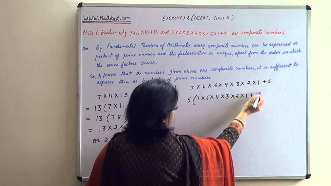 Real Number - Solution for Question Number 6 Exercise 1.2 NCERT Class 10