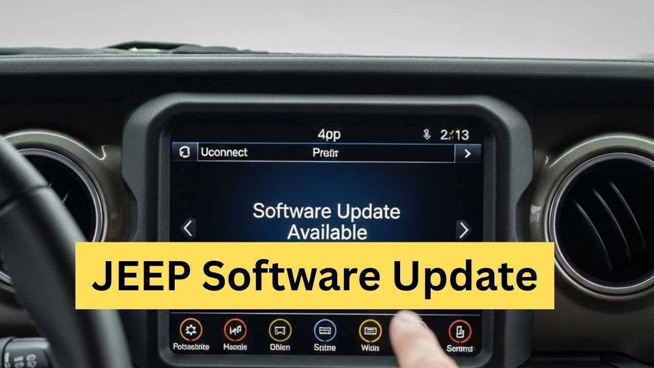 How To Update The Software in a 2025 Jeep Wrangler Shown on a Jeep Willys Off-Roader