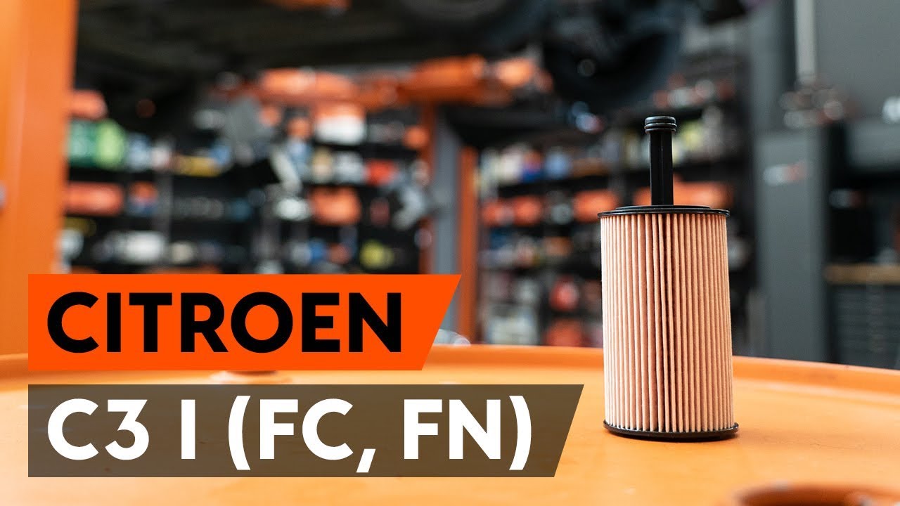Jak vyměnit olejový filtr a motorove oleje na CITROEN C3 1 (FC, FN) [NÁVOD AUTODOC]