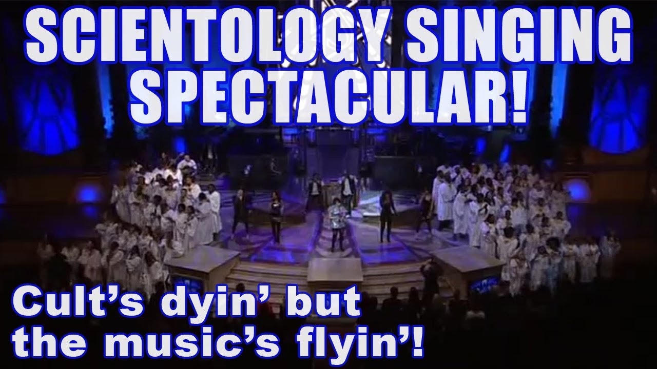 Scientologists sing 