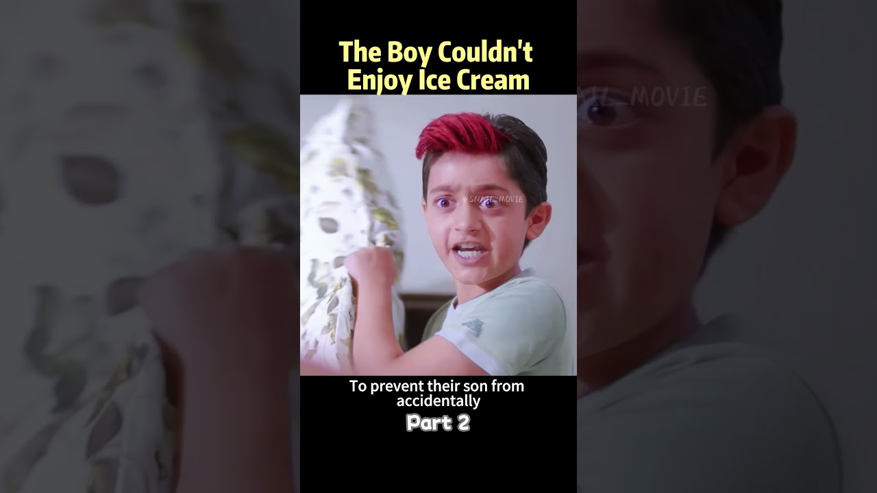 The Boy Couldn't Enjoy Ice Cream.