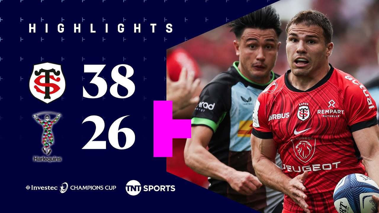 HARD-FOUGHT BATTLE 🔥 | Toulouse 38-26 Harlequins | Investec Champions Cup Semi-Final Highlights
