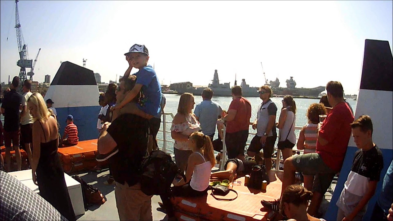 Portsmouth Historic Dockyard Tour of Harbour with Queen Elizabeth
