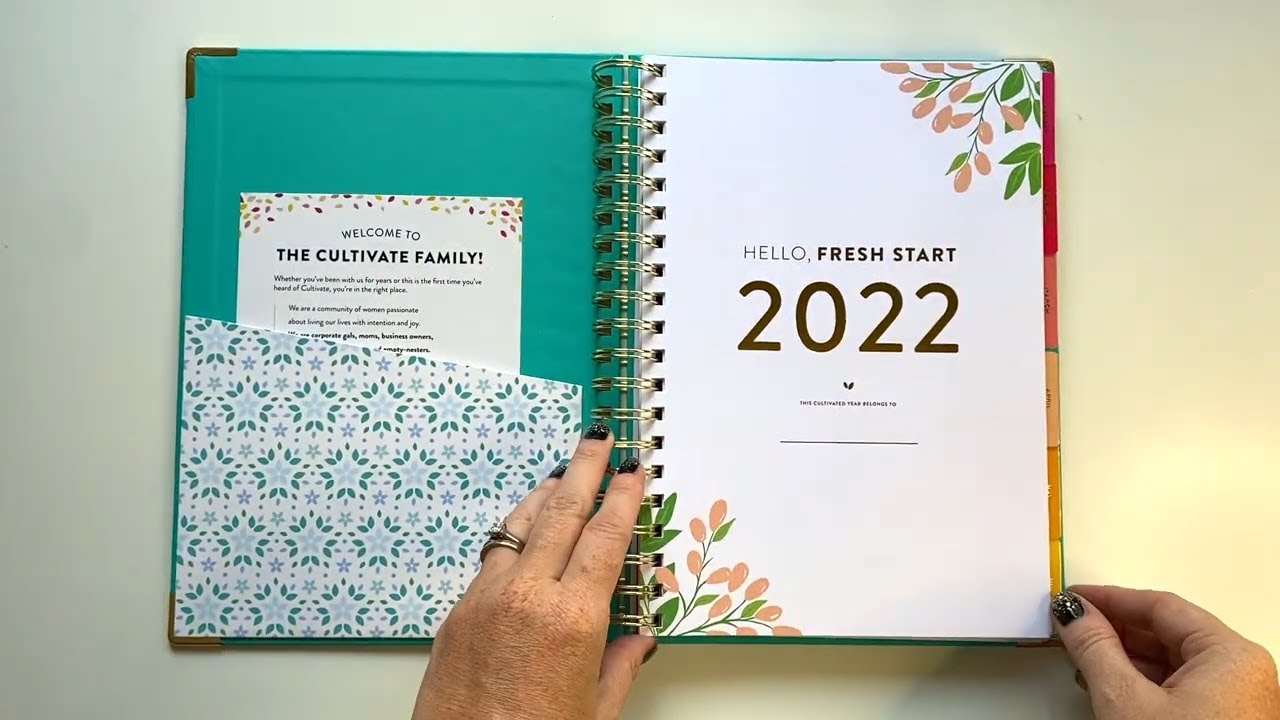 PowerSheets 2022 Goal Planner | Cultivate What Matters - Planner Flip Through