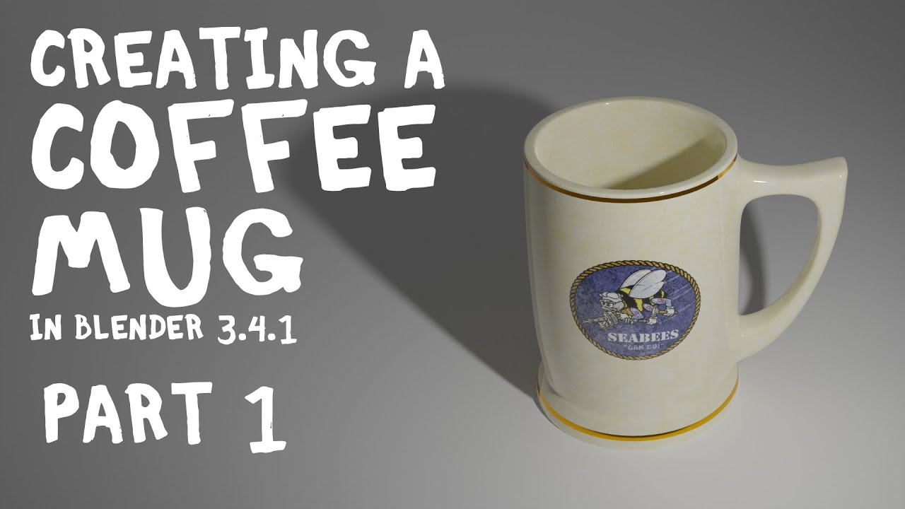 Creating a Coffee Mug in Blender 3.4.1 - Part 1