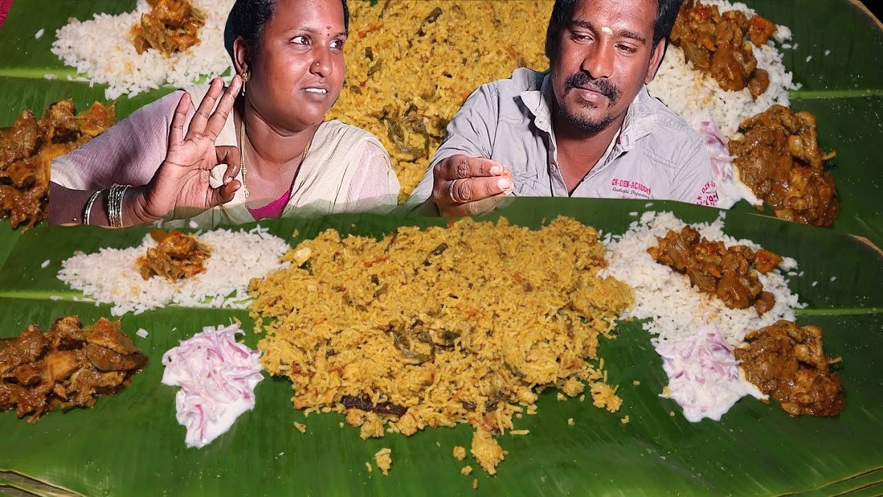 கணவருக்கு கறிவிருந்து /yesterday night special treat for my husband/country chicken