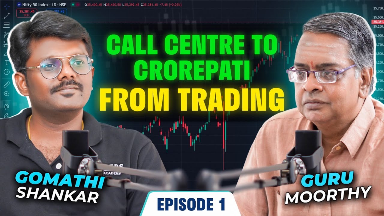 BPO to Billionaire from Options Trading | Podcast with Gurumoorthy | Chai with traders - Episode 01
