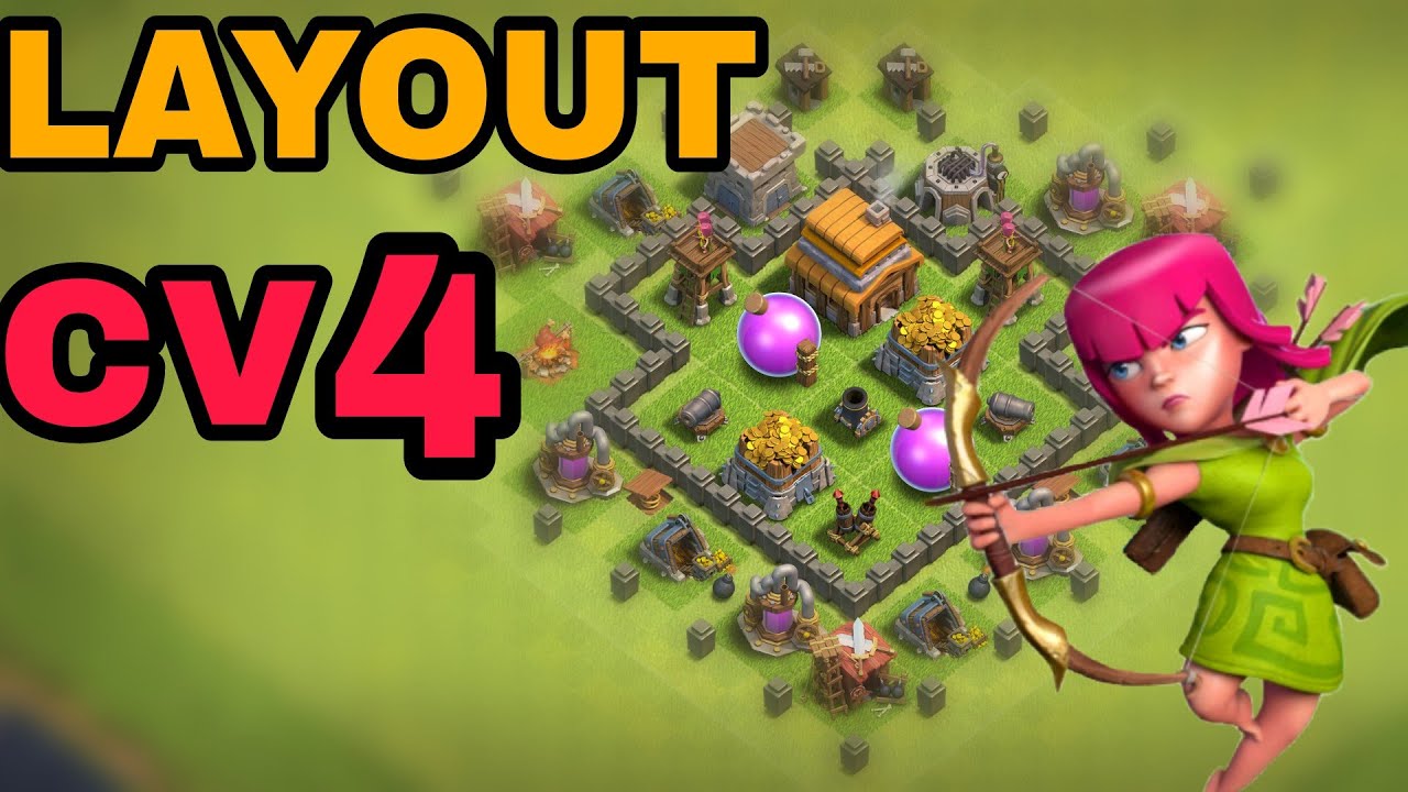 layout cv4 / clash of clans