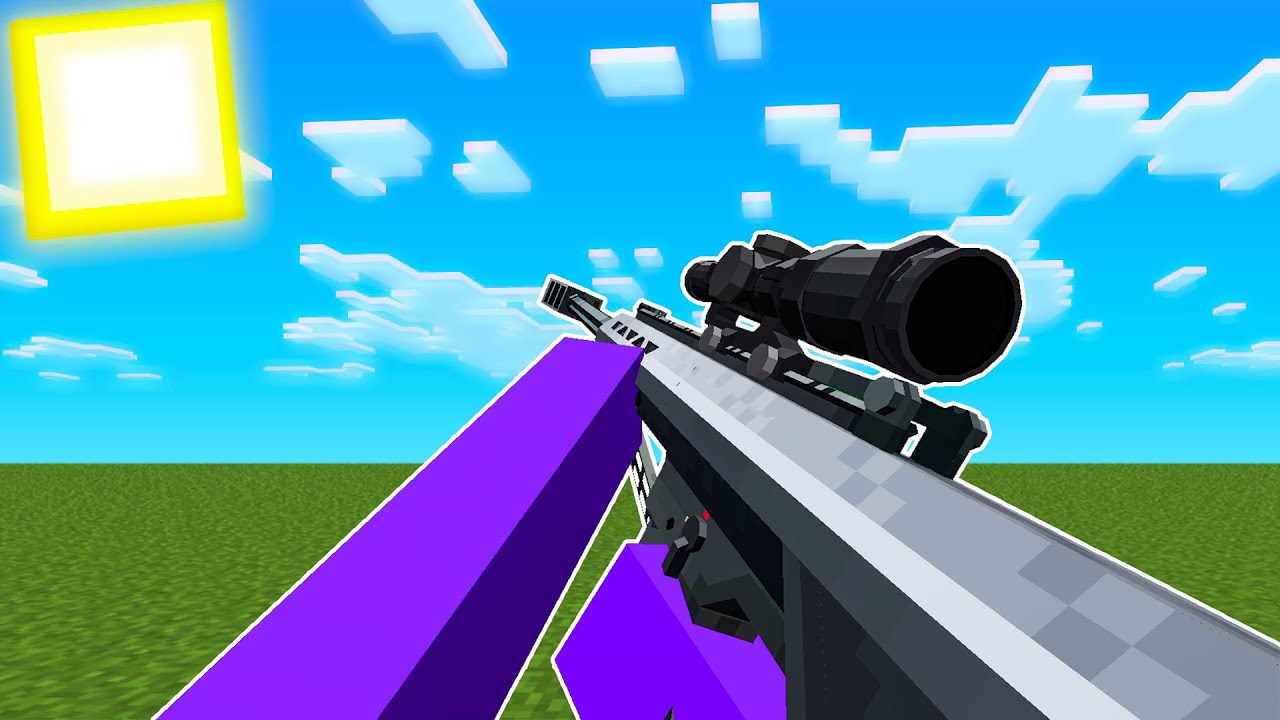 Coloquei ARMAS no Minecraft