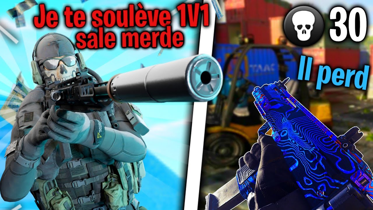 Ce RAGEUX veut me DEFIER en 1V1 mais sa TOURNE MAL.. (il pète un câble)
