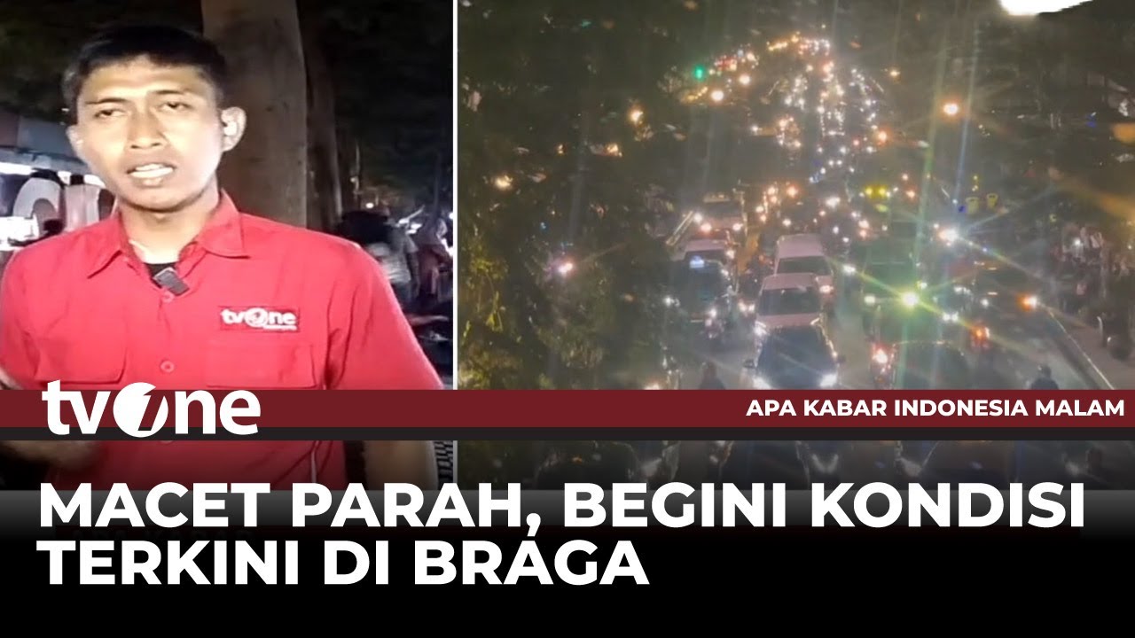 Kawasan Braga dan Alun-alun Kota Bandung Padat Pengunjung | AKIM tvOne
