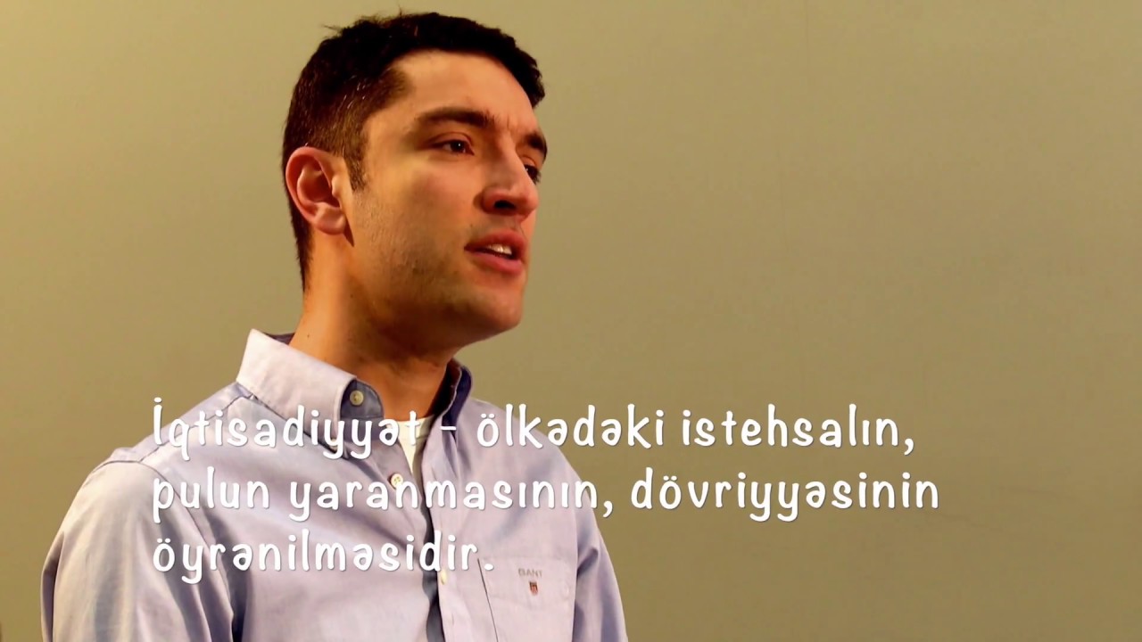Dərs 1: İqtisadiyyata giriş