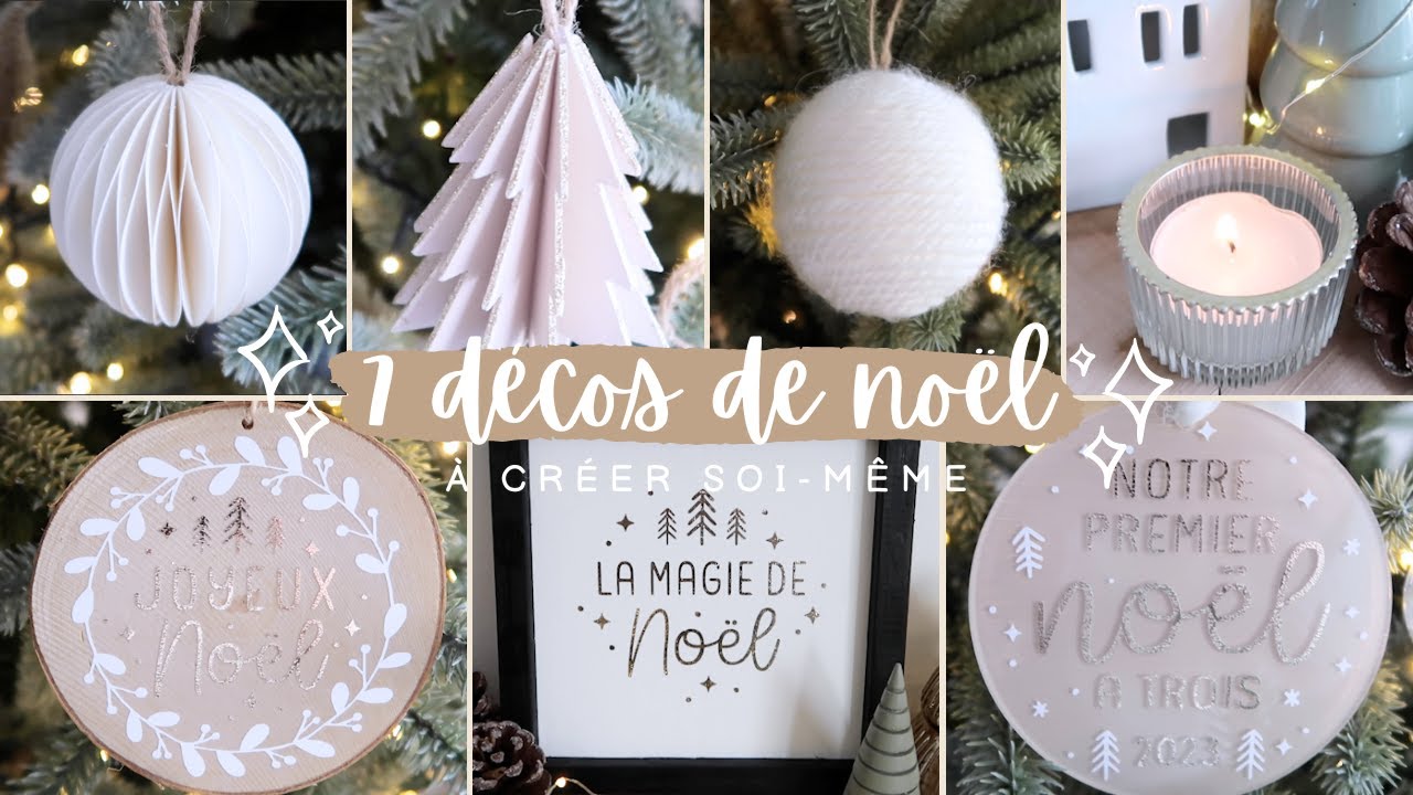 7 décos de Noël à créer soi-même 🎄