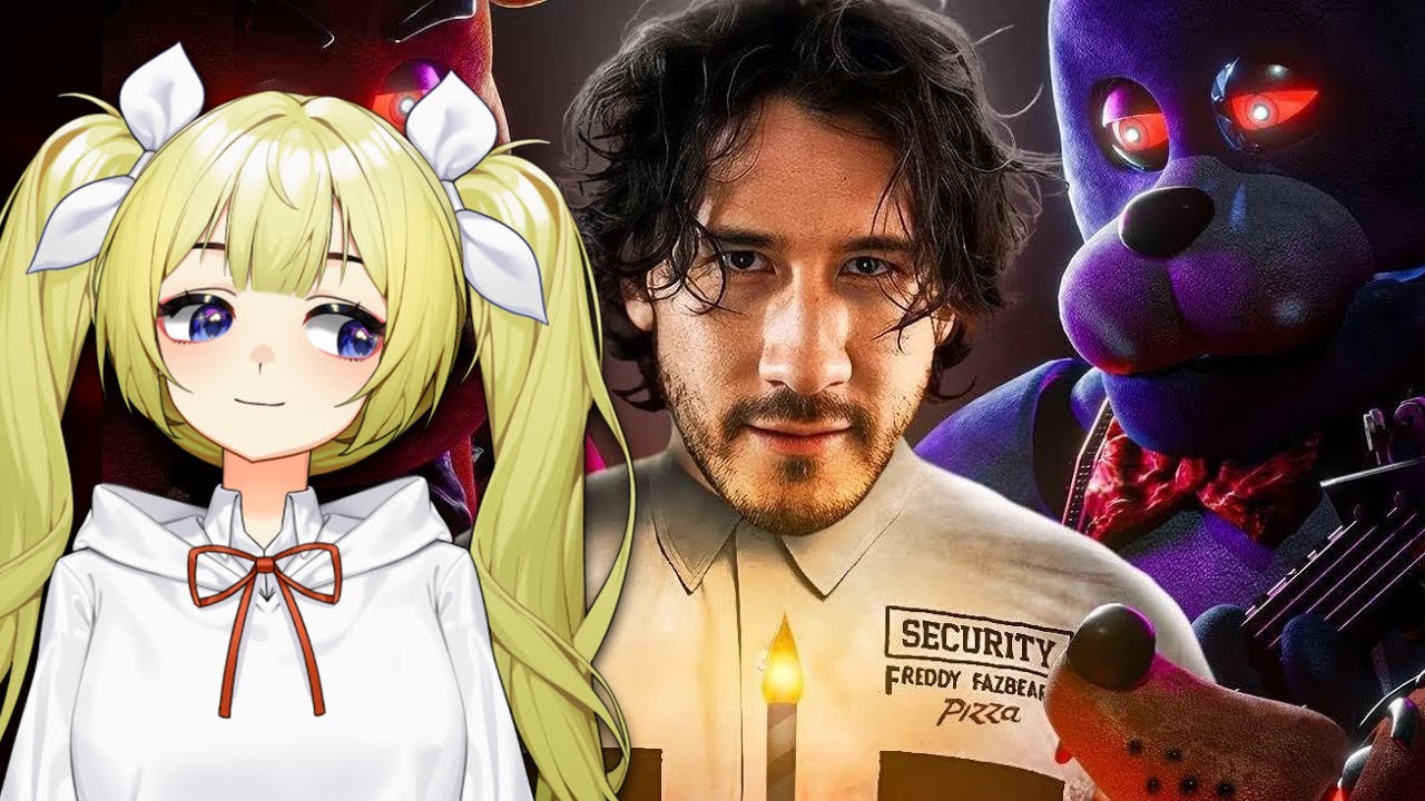 Реакция VTuber на компиляцию Markiplier FNAF