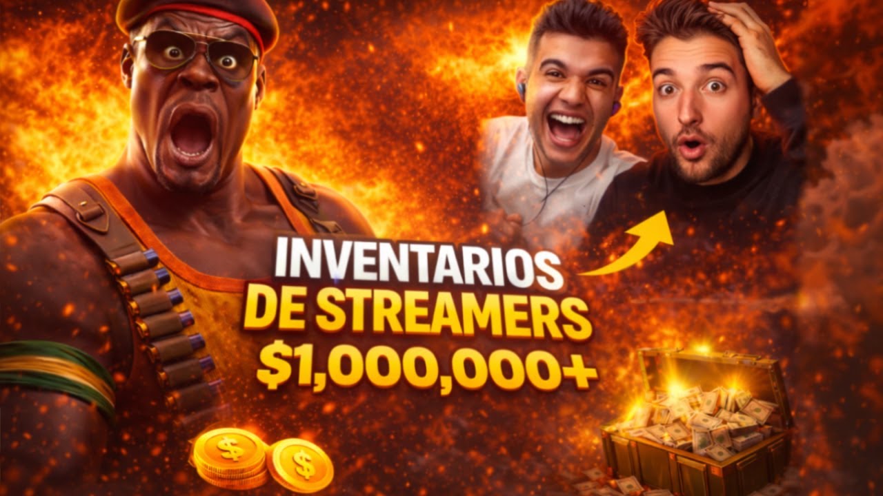 🔥 LOS INVENTARIOS  caros de Streamers ($1.000.000+) | bysTaXx y ByTarifa